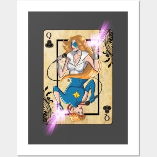 Disco Dazzler Queen of Clubs Posters and Art